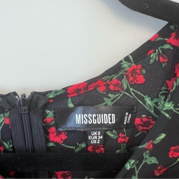 Missguided Floral Mini Summer Dress size 2 - Picture 5 of 8
